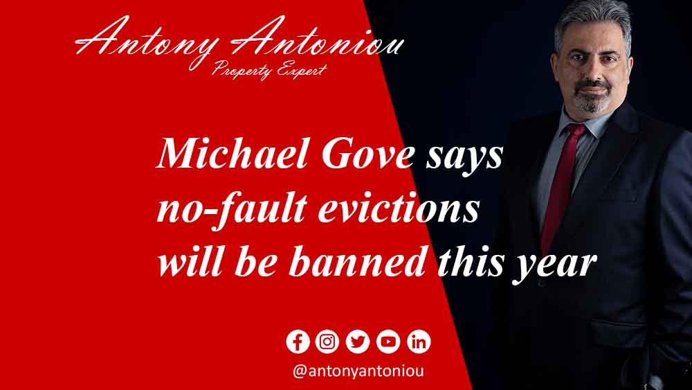 Michael Gove says no-fault evictions will be banned this year