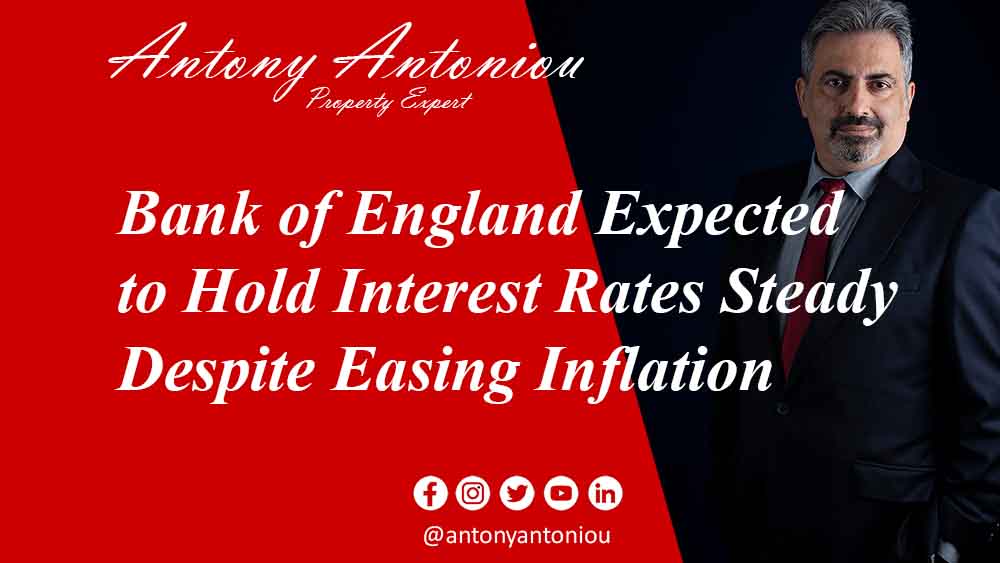 Bank of England Expected to Hold Interest Rates Steady Despite Easing Inflation