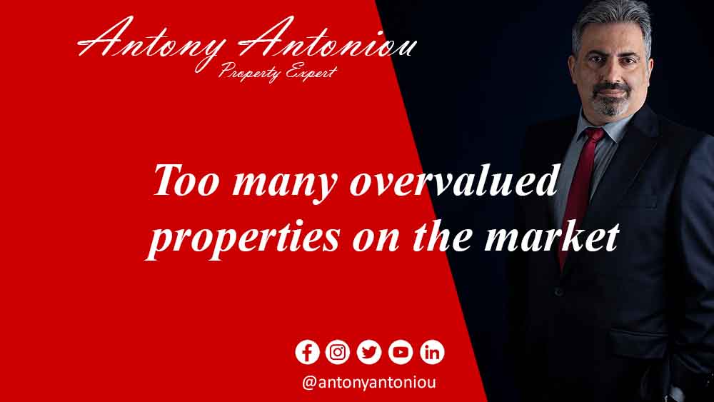 Too many overvalued properties on the market