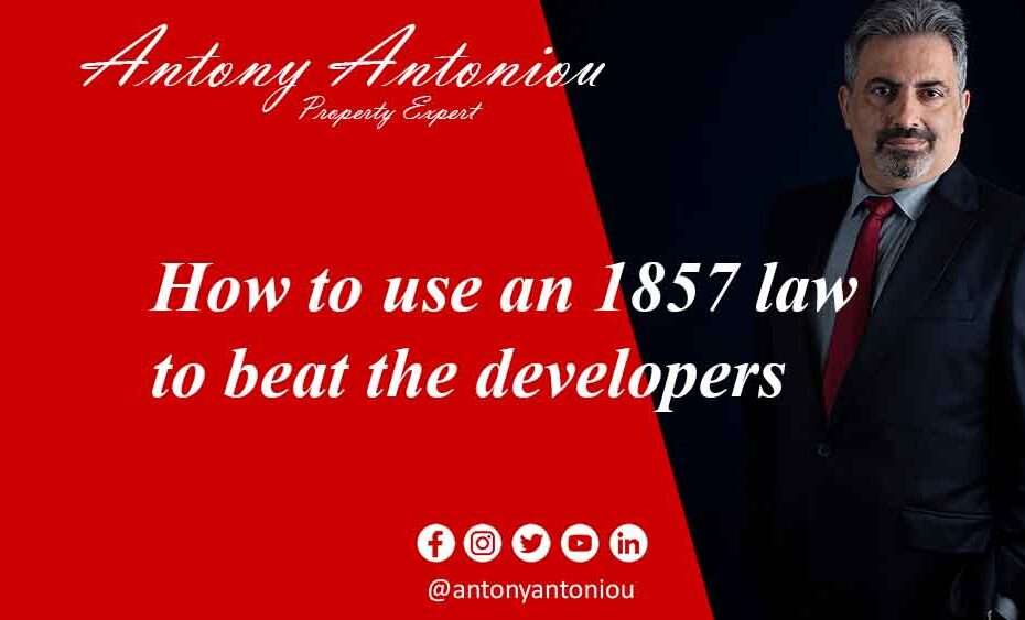 How to use an 1857 law to beat the developers