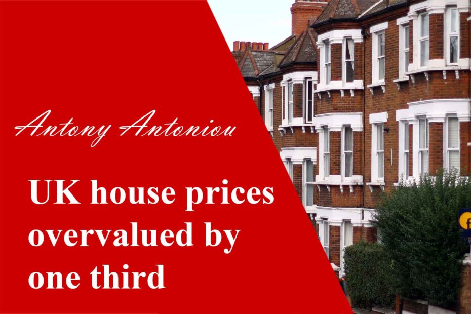 UK house prices overvalued by one third