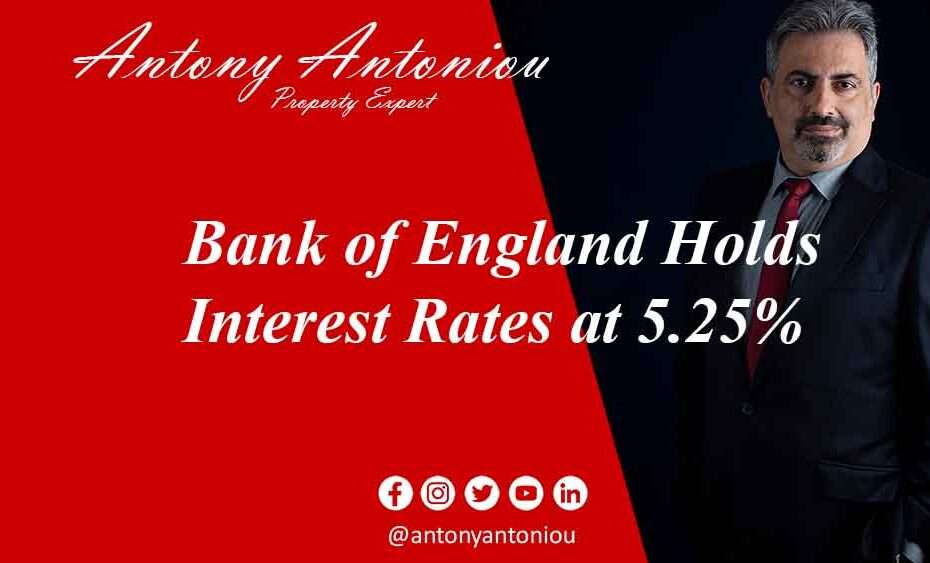 Bank of England Holds Interest Rates at 5.25%