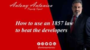 How to use an 1857 law to beat the developers