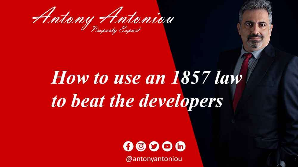 How to use an 1857 law to beat the developers